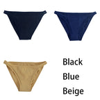 3Pcs/set Women Cotton Panties Female Mesh Underpants Solid Color Bikini Briefs Underwear Ladies Sexy Panty Girls Lingerie