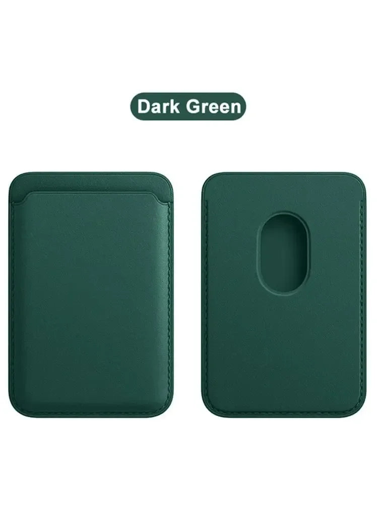 Universal Leather Wallet Case For iPhone 17 Pro Max Wallet Leather For Magsafe iPhone 16 1514 13 12 Card Holder with Magnet