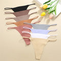 7Pcs/Set Women Seamless Thongs  High Flexibility Panties Thin Strap Low WaistSexy Underwear Ladies T-back Comfortable Women