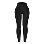 Seamless Knit Yoga Leggings Women Thread Solid Tights Gym Workout Running Stretchy High Waist Hip Liftting Skinny Gym Leggings