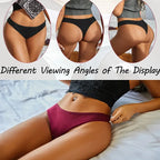 3Pcs/Set Women Cotton G-String Panties Female Low Rise Thongs Ladies Sexy Bikini 7 Solid Color Girl Soft M-XL Intimates Lingerie