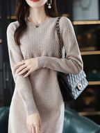 Red Long Dresses for Women Loose Crochet Black Maxi Solid Robe Woman Dress Clothes Knitted Evening Y2k New in Luxury Hot Outfits