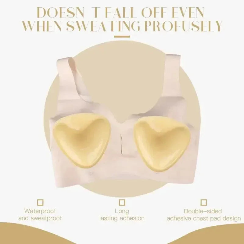 New Double Sided Adhesive Sticky Bra Inserts Push Up Thick Pads Women's Swimsuit Bikini Cup Enhancer