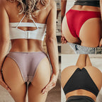 5PCS/Set Cotton Lingerie Panties Sexy Underwear Women Briefs Tangas Female Underpants Pantys Thong Panties Bikini Solid 13 Color