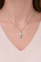 Stainless Steel Fish Necklace for Women