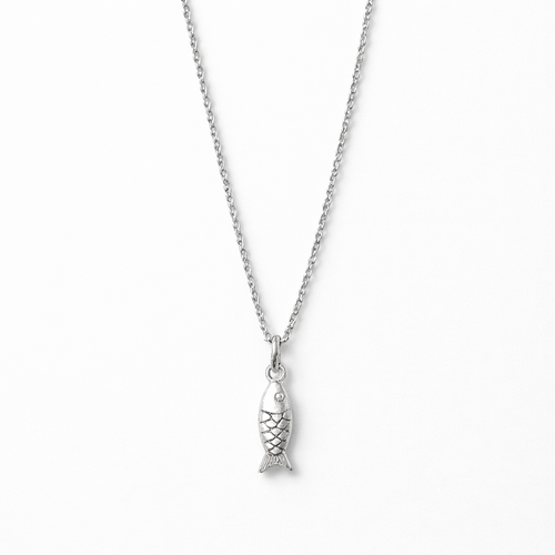 Stainless Steel Fish Necklace for Women