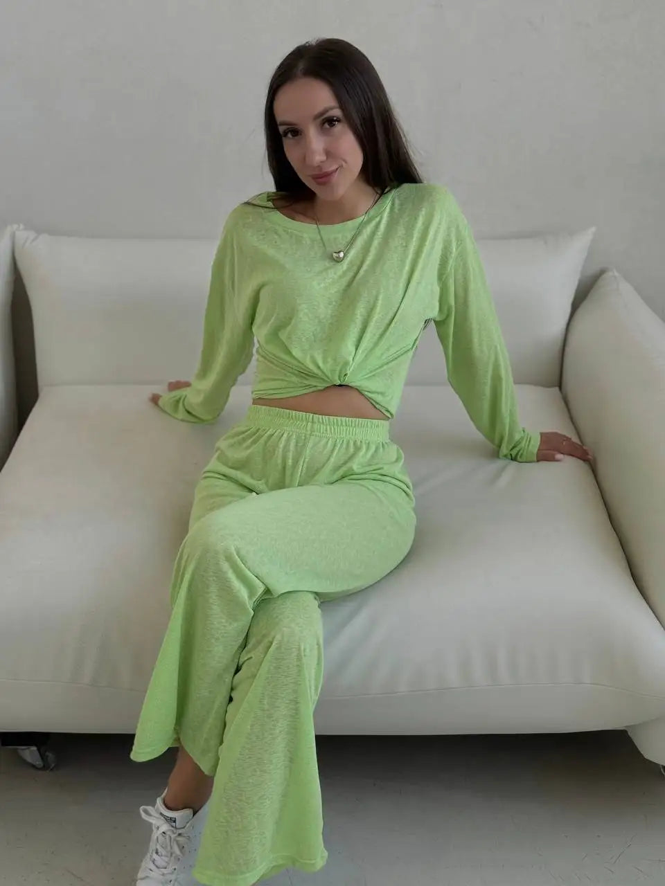 Hirsionsan 2025 Basic soft  T Shirts Women Summer autumn Long Sleeves Loose Bottom Tees Ladies Casual Knitted Soft Woman Tops