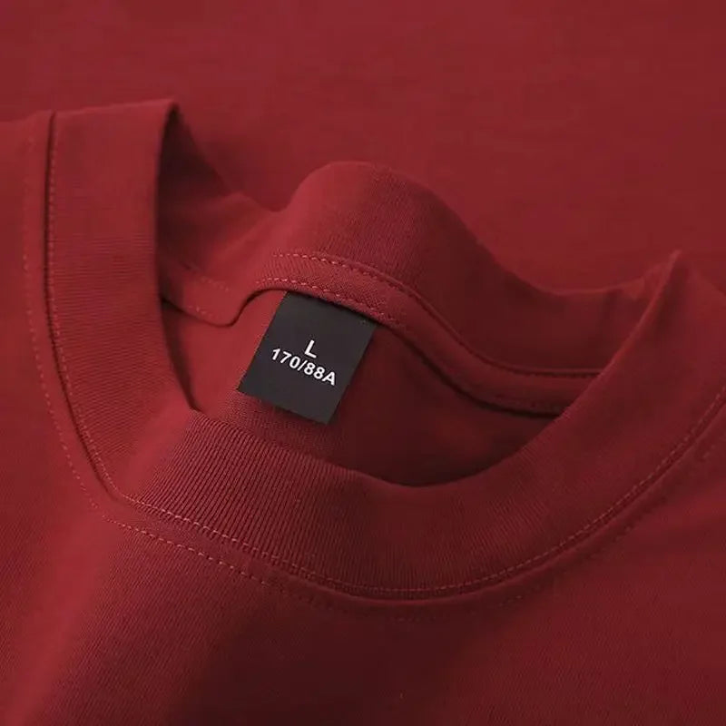 100% Cotton Five Half Sleeve Men's Women Summer T-shirt Loose Short-sleeved Casual Basic Shirt O Neck Solid Color Tops