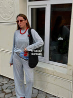 Hirsionsan 2025 Basic soft  T Shirts Women Summer autumn Long Sleeves Loose Bottom Tees Ladies Casual Knitted Soft Woman Tops