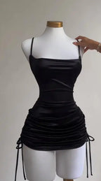 Summer Lace-Up Halter Dress - Sexy Hip Bodycon Mini Dress