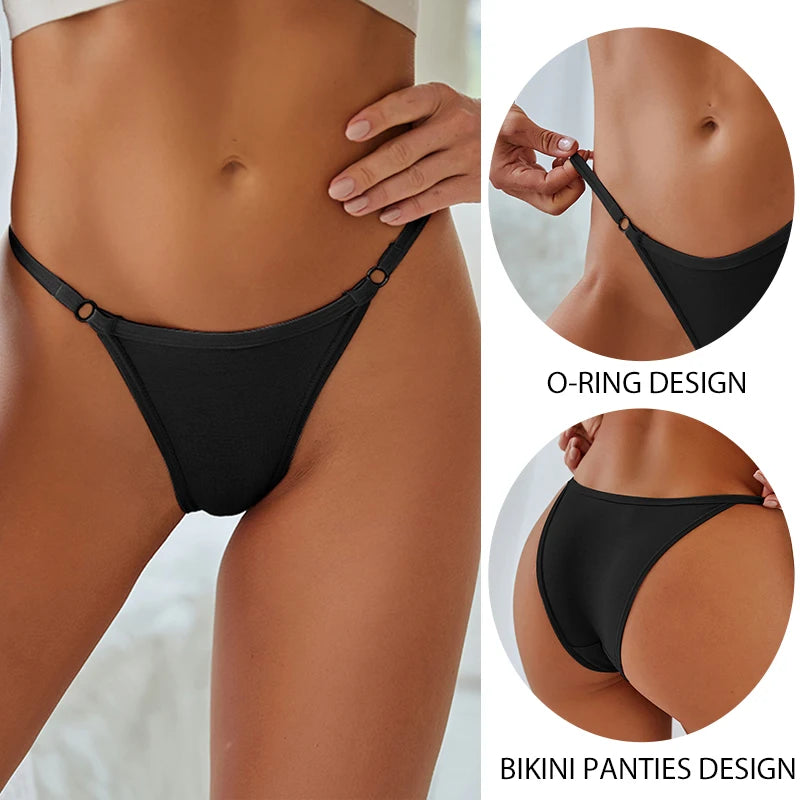 FINETOO 3Pcs/set Women's Cotton Panties Low Waist Bikini Briefs M-2XL Ladies Underwear Female Soft Solid Underpants Lingerie New