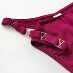 Seamless Sexy Thong Women Underwear Briefs Panties Zebra Flower Low Rise Luxury Metal Buckle G String Bikini Girls Female Panty