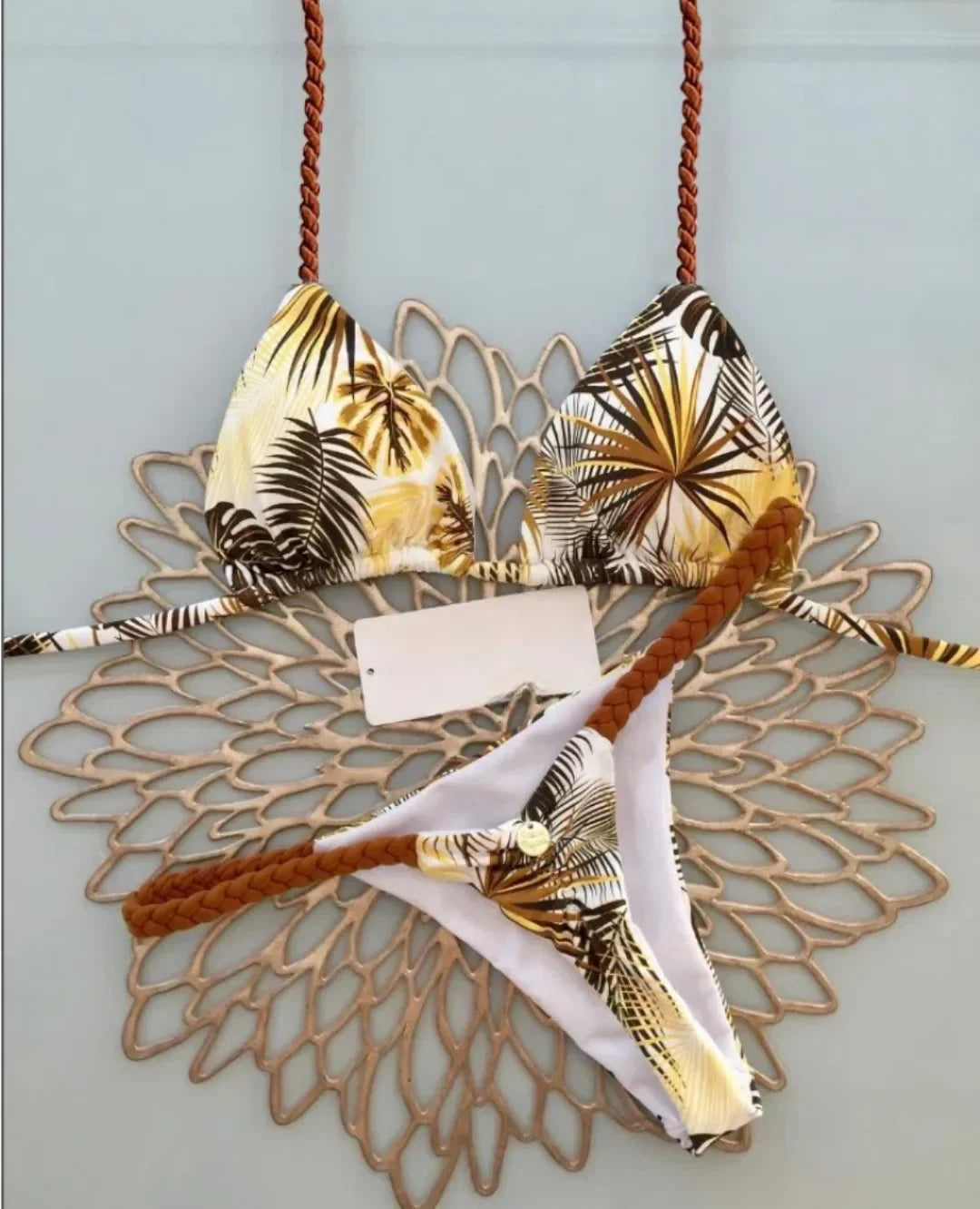 New Bikini Women Swimsuit Beach Vacation Swimwear Leopard Printed Sexy Bikini Set Beachwear Swimsuit Thong Bathing Suit Biquinis