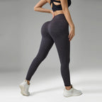 Leggings de sport pour femmes, pantalons de yoga sans coutures avec effet ventre plat, vêtements de sport et de fitness.
