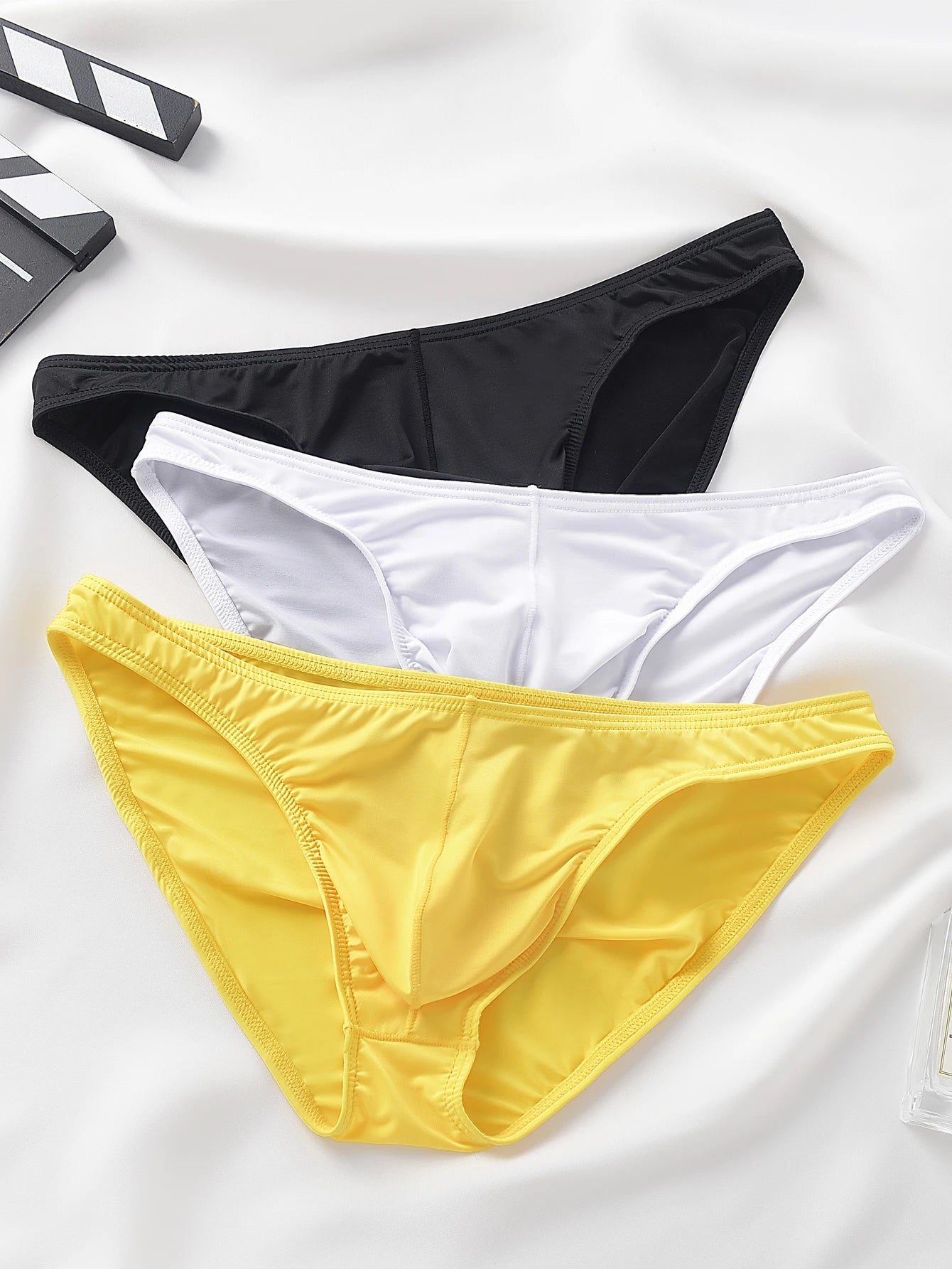 Bikini Sexy Ice Nylon Transparent Men's Triangle Underwear Breathable Sweat-Absorbent Men's Shorts