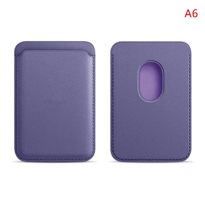 Universal Leather Wallet Case For iPhone 17 Pro Max Wallet Leather For Magsafe iPhone 16 1514 13 12 Card Holder with Magnet