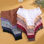 7PCS/Set Women Sexy Lace Panties Cotton Seamless Brazilian Panties Female Sexy Low Rise Soft Underwear G-String Lingerie S-XL
