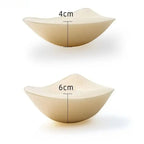 2PCS Thick Push Up Bra Pads - Latex Removable Breast Enhancer Inserts for Swimsuit, Bikini, Lingerie & Sports Bras (S/M/L)