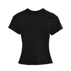 2025 New High Quality Casual T shirt Sexy Slim Short Sleeves Fashion Trend Solid Women Clothing y2k Tops