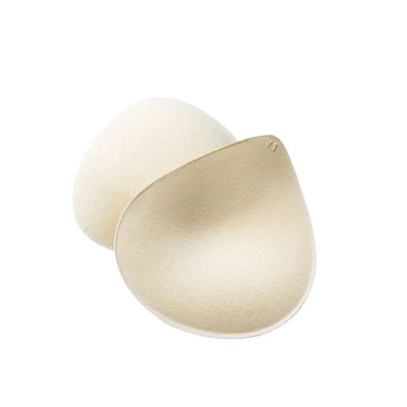 2PCS Thick Push Up Bra Pads - Latex Removable Breast Enhancer Inserts for Swimsuit, Bikini, Lingerie & Sports Bras (S/M/L)