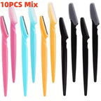 5/10/30/40pcsbrow Razor and Face Razor for Women And Men, Eyebrow Hair Trimmer And Shaver with Protective Cover,Safe