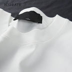 WAVLATII Camisetas de verano de gran tamaño para mujeres y hombres, camisetas casuales marrones para mujeres, camisetas coreanas, camisetas unisex básicas sólidas para jóvenes y geniales 
