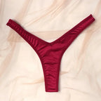 Women Sexy V Waist Sexy Sports Thongs G-string Breathable Panties Low Waist Underwear Knicker T Pants Elastic Bikini Underpants