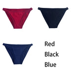 3Pcs/set Women Cotton Panties Female Mesh Underpants Solid Color Bikini Briefs Underwear Ladies Sexy Panty Girls Lingerie
