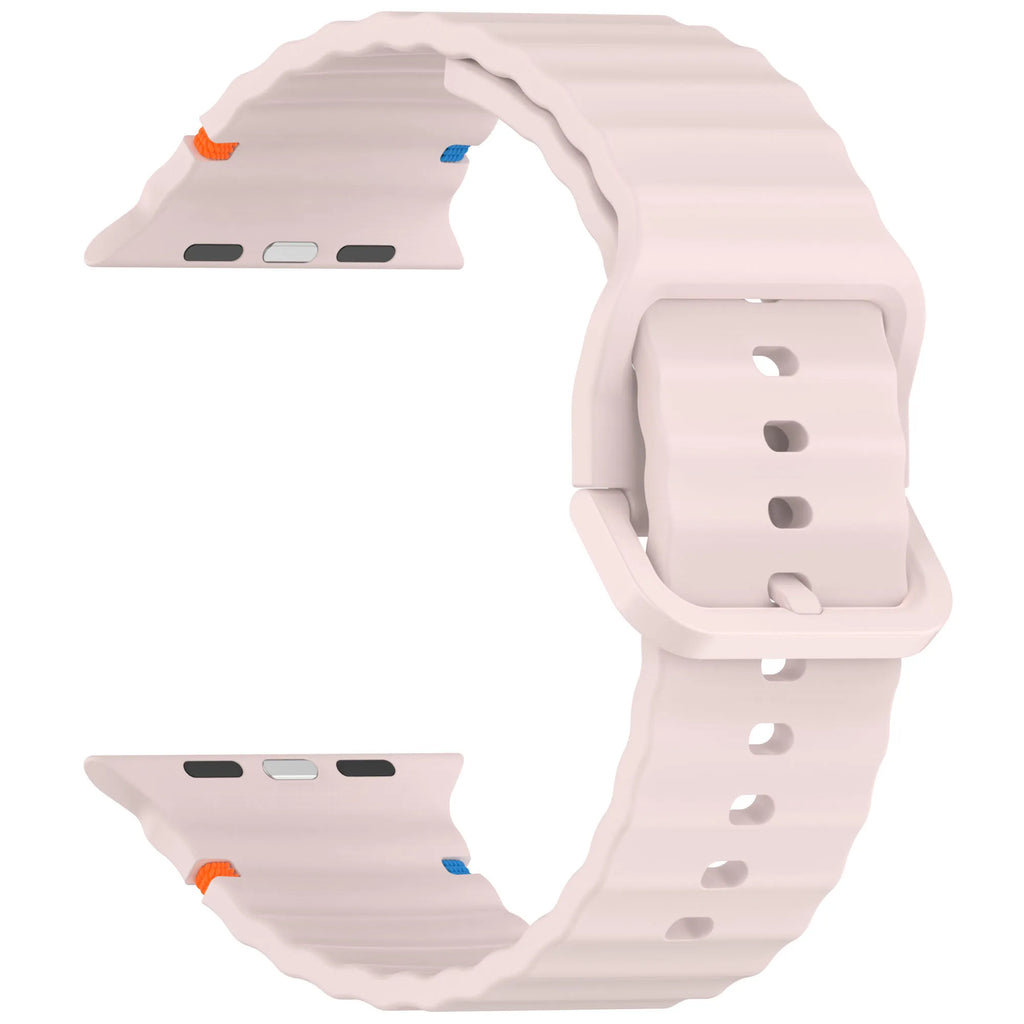 Silicone Band for Apple Watch - Sport Strap for Series 10, 9, 8, 7, 6, SE, Ultra 2 (49mm 45mm 44mm 42mm 41mm 40mm)
