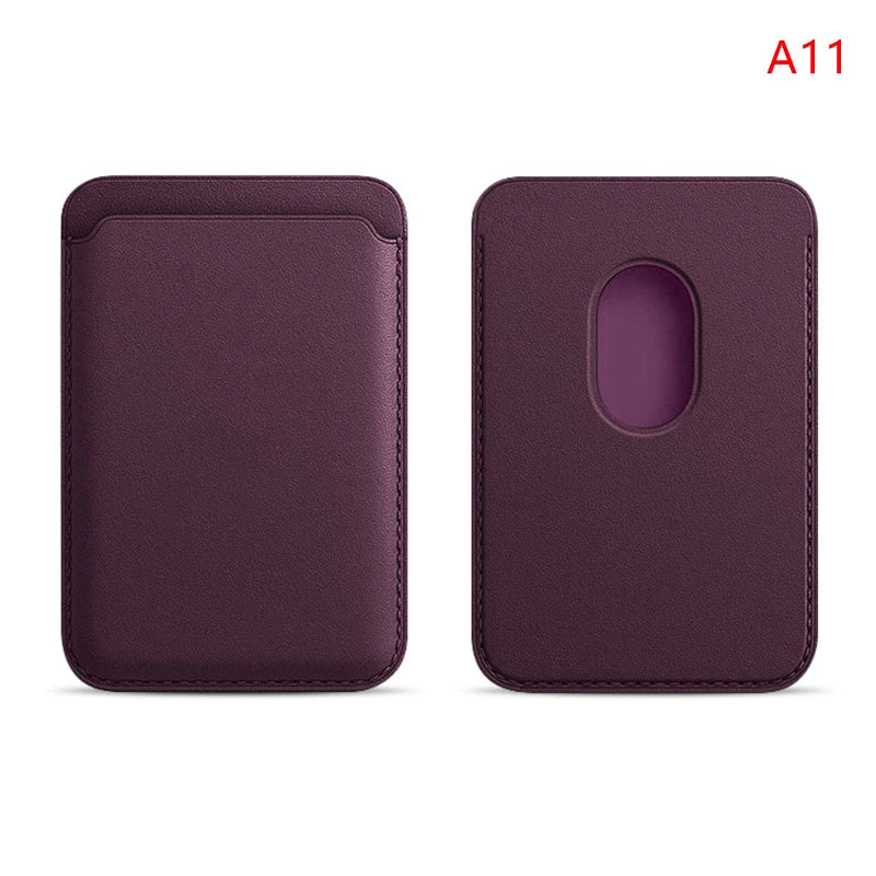 Universal Leather Wallet Case For iPhone 17 Pro Max Wallet Leather For Magsafe iPhone 16 1514 13 12 Card Holder with Magnet