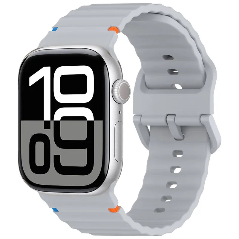 Silicone Band for Apple Watch - Sport Strap for Series 10, 9, 8, 7, 6, SE, Ultra 2 (49mm 45mm 44mm 42mm 41mm 40mm)