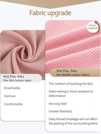 6PCS/Set Cotton Waffle Underwear for Women Sexy Low-Waist Brazilian Panties Female Breathable Solid Color Soft Lingerie Bikini