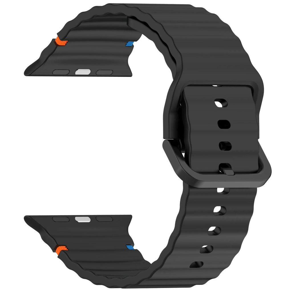 Silicone Band for Apple Watch - Sport Strap for Series 10, 9, 8, 7, 6, SE, Ultra 2 (49mm 45mm 44mm 42mm 41mm 40mm)