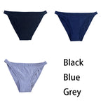 3Pcs/set Women Cotton Panties Female Mesh Underpants Solid Color Bikini Briefs Underwear Ladies Sexy Panty Girls Lingerie