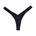 Women Sexy V Waist Sports Thongs G-String Breathable Panties Low Underwear Knicker T Pants Elastic Bikini Underpants Simple