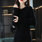 Red Long Dresses for Women Loose Crochet Black Maxi Solid Robe Woman Dress Clothes Knitted Evening Y2k New in Luxury Hot Outfits