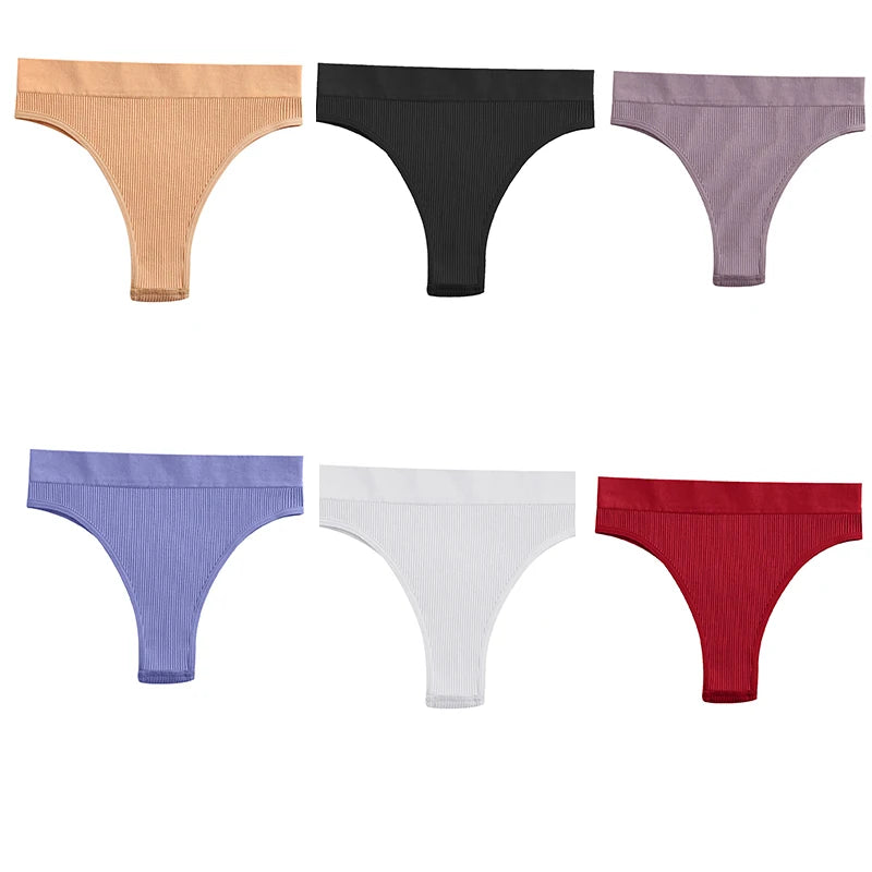FINETOO 2PCS/Set Seamless Women Pantys High Waist Briefs Solid Color Brazilian Panties Girls Sexy Underpants For Women Lingerie