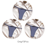 FINETOO 3Pcs/set Sexy Low-rise Thongs Women Bikini Panties T-back Underpants M-XL Female G-String Panty Ladies Thong Lingerie