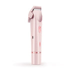 2 in 1 Women Dual-Head Painless Electric Razors Bikini Trimmer Wet Dry Use for Ladies Pubic Hair Detachable Head Electric Shaver