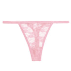 Women Lace Panties Thongs Girls M-XL Intimates Lingerie Female Low Rise G-String Transparent Underwear Hollow Out T-Back Bikini