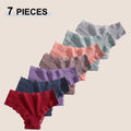 7PCS/Set Women Sexy Lace Panties Cotton Seamless Brazilian Panties Female Sexy Low Rise Soft Underwear G-String Lingerie S-XL