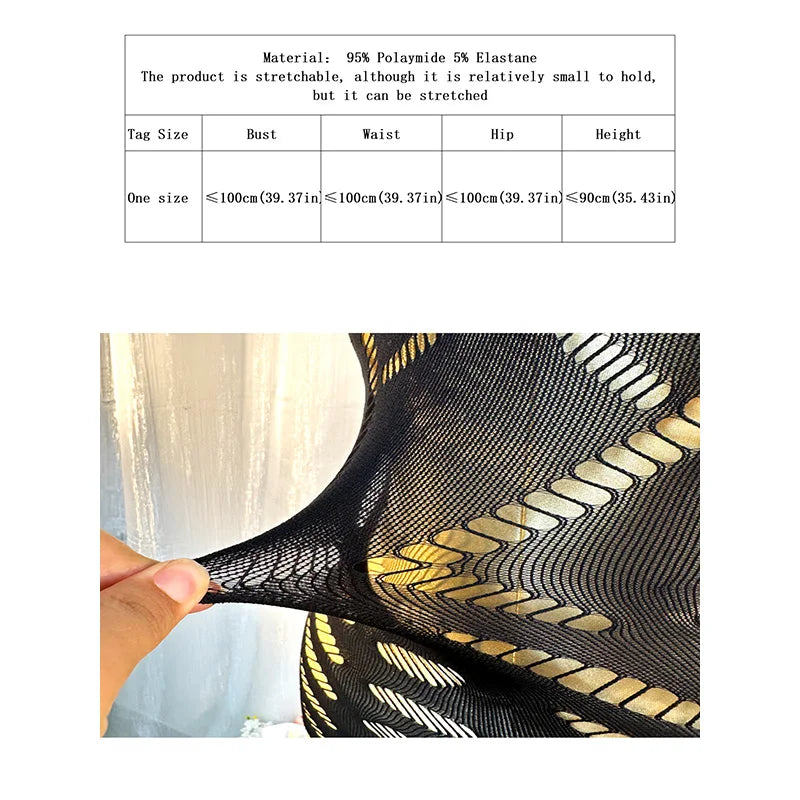 Sexy Cover Up Hollow Out Fishnet Dress without Bikini Summer Holiday DSH602