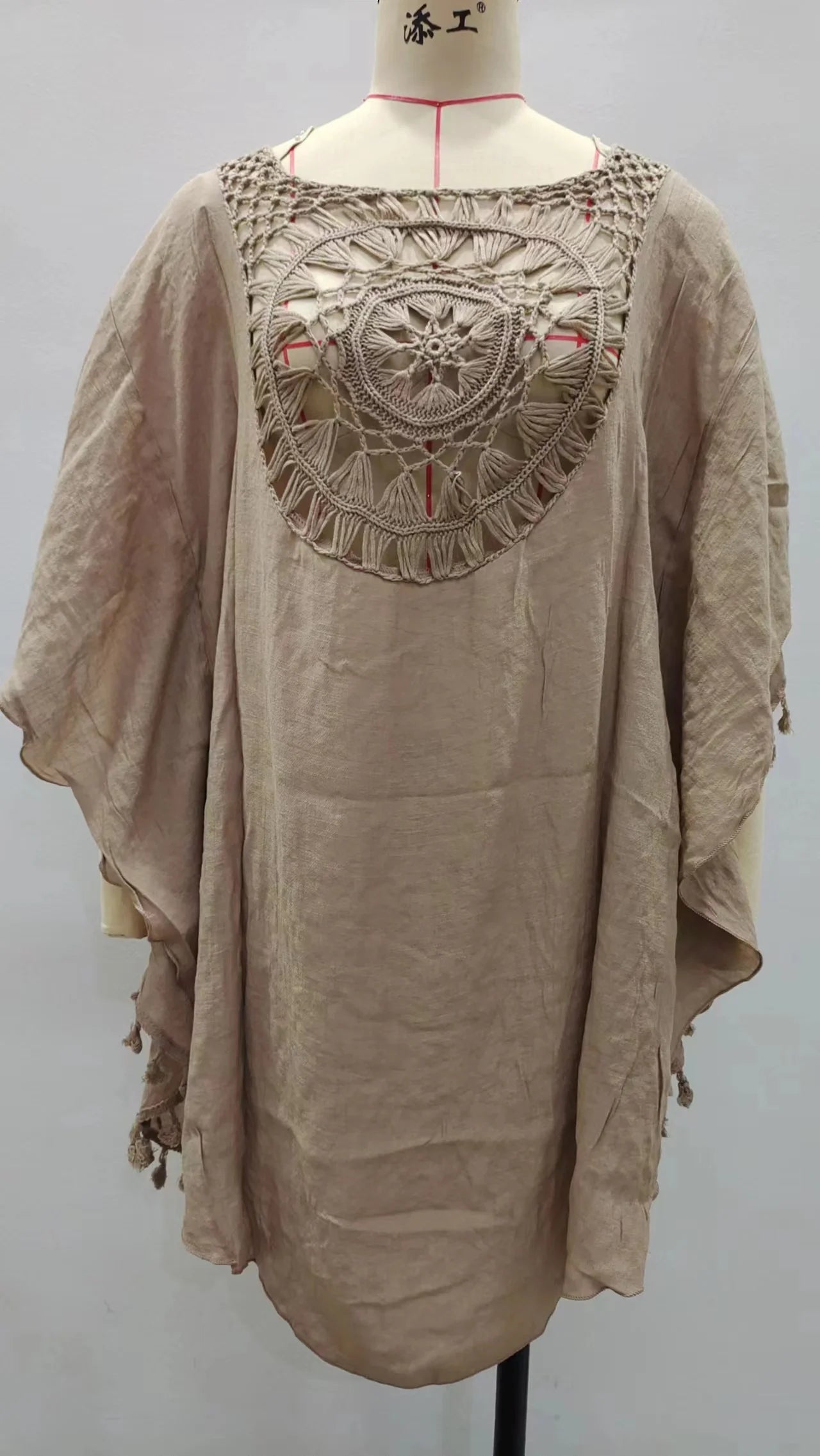 Crochet Bikini Cover Up - Sexy Beach Dress Shirt for Women Swimwear